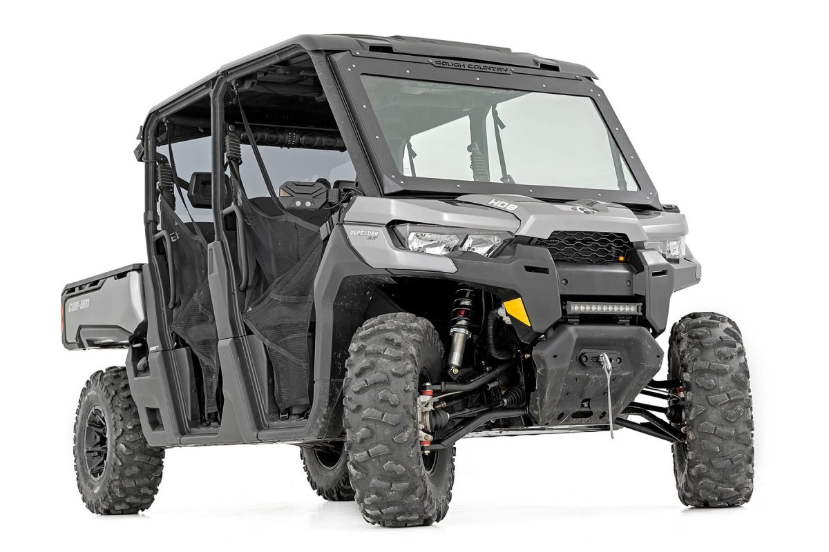 Can-Am Defender DPS HD10 Coilover Suspension Kit - Front - Rough Country - Ride Height Adjust - '16-'18